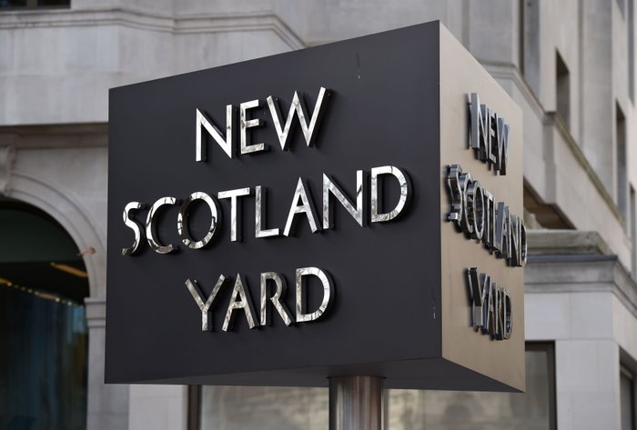 New Scotland Yard sign