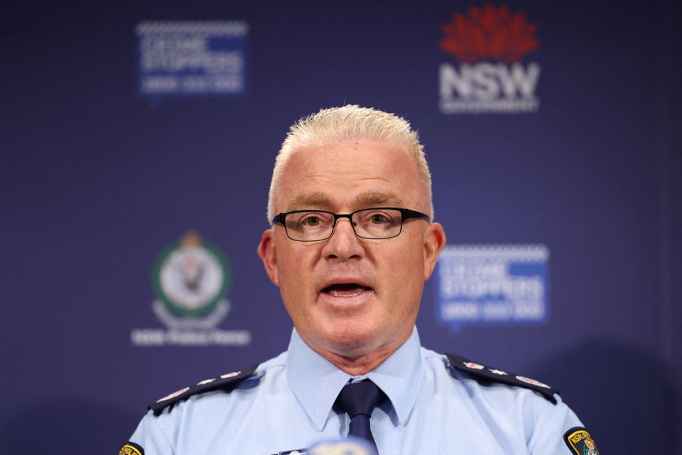New South Wales police commissioner Mal Lanyon