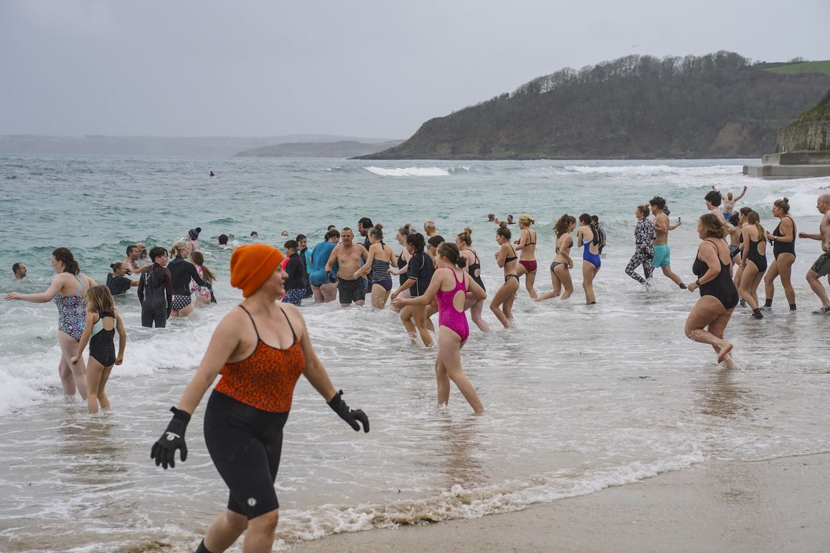 New Year's Day sea swim in 2023