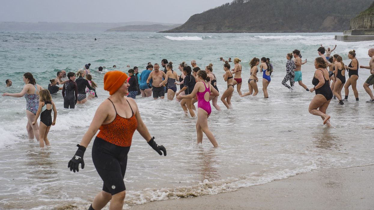 New Year's Day sea swim in 2023