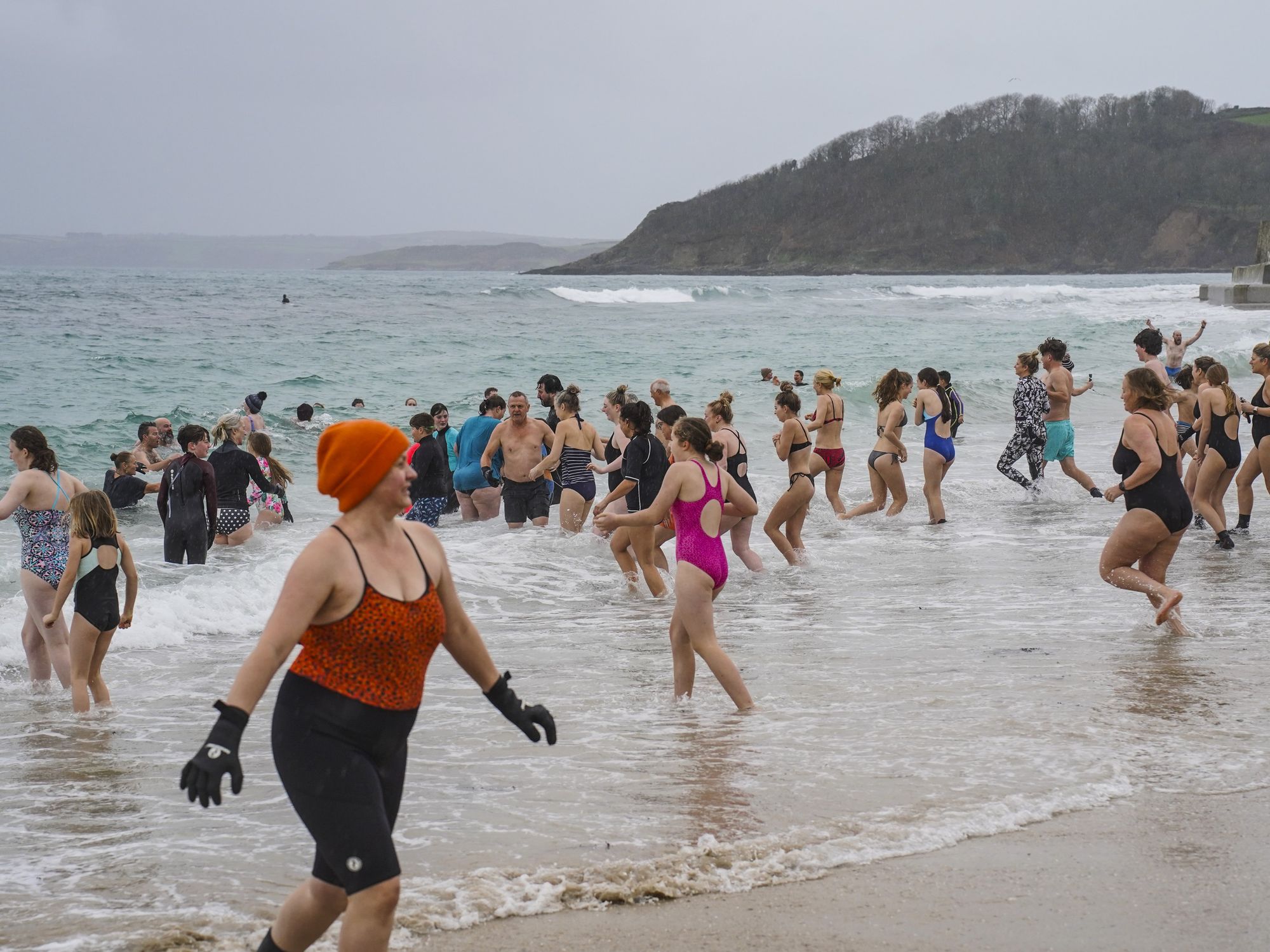 New Year's Day sea swim in 2023