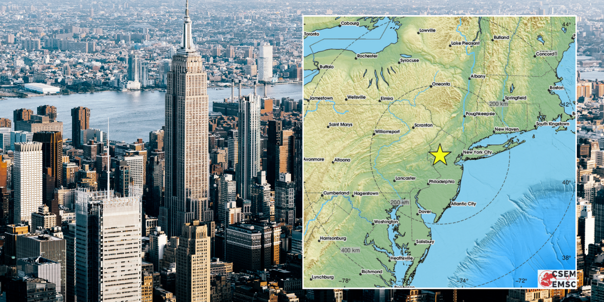 NextImg:Rare magnitude 4.7 earthquake strikes US east coast - Residents left shocked