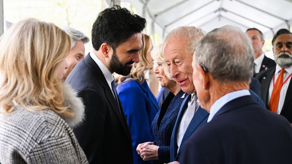 New York City's Mayor Zohran Mamdani and King Charles