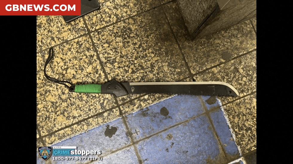 New York Police Department released an image of the machete used in the attack