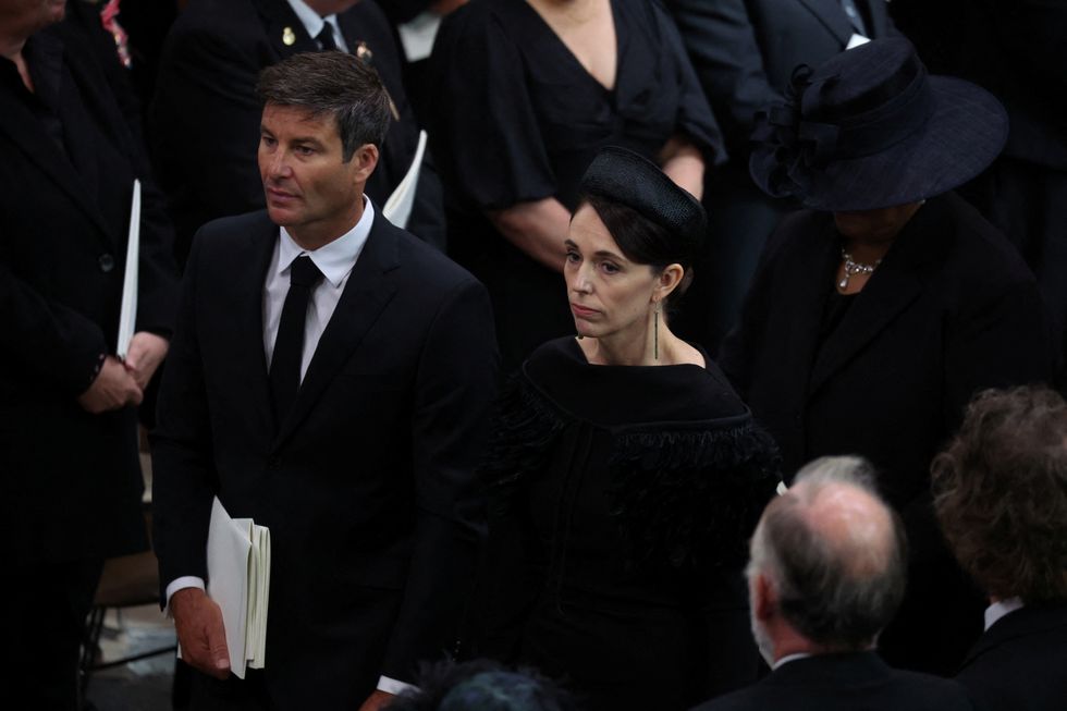 New Zealand's Prime Minister Jacinda Ardern attends, on the day of the state funeral and burial of Britain's Queen Elizabeth, at Westminster Abbey in London, Britain, September 19, 2022.   REUTERS/Phil Noble/Pool