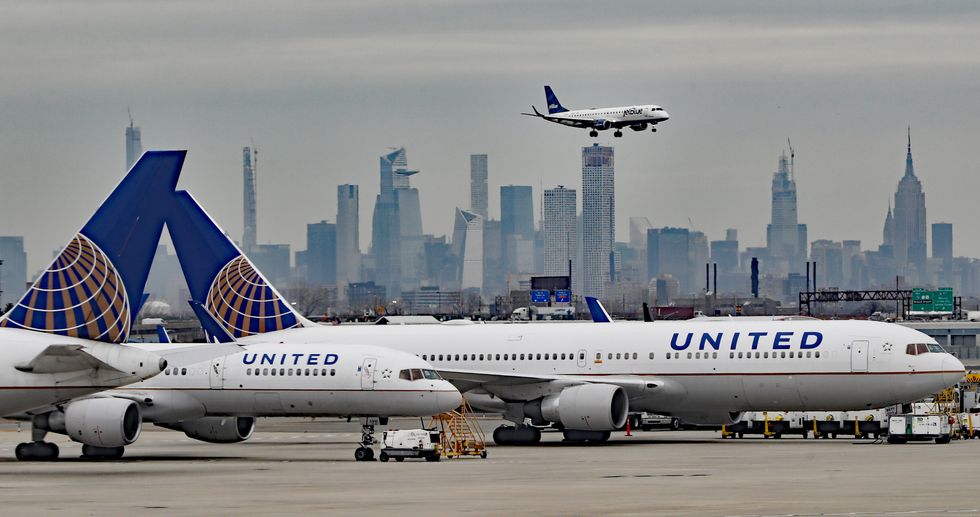Newark Liberty International Airport in New Jersey.