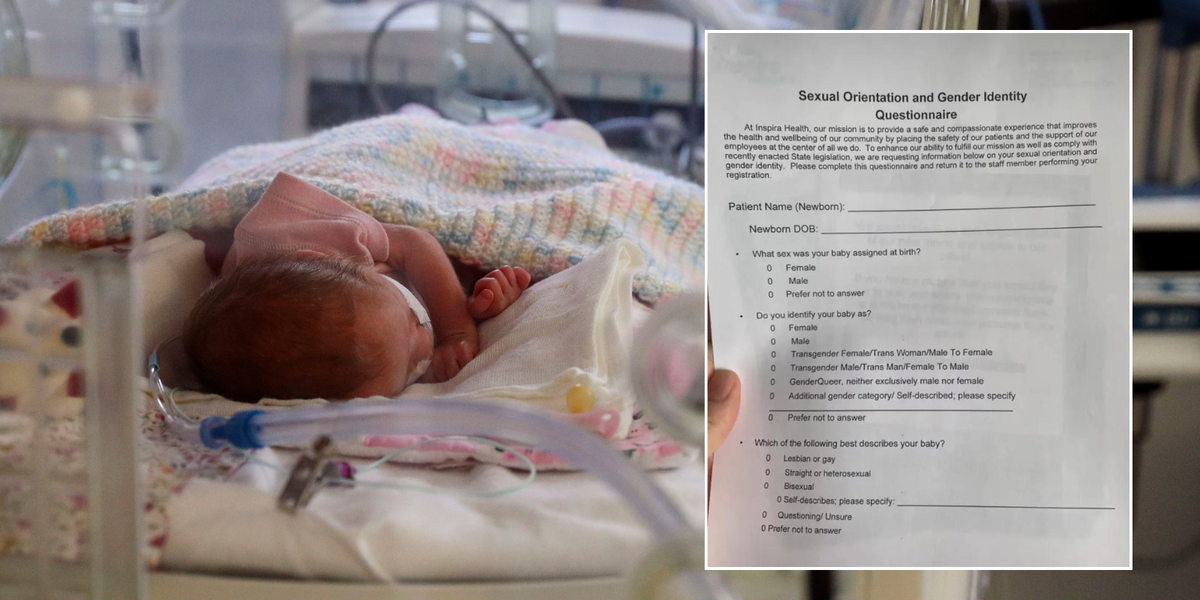 NextImg:Hospitals ask parents to 'identify' pronouns and sexual orientation of newborn babies - 'It's insane!'