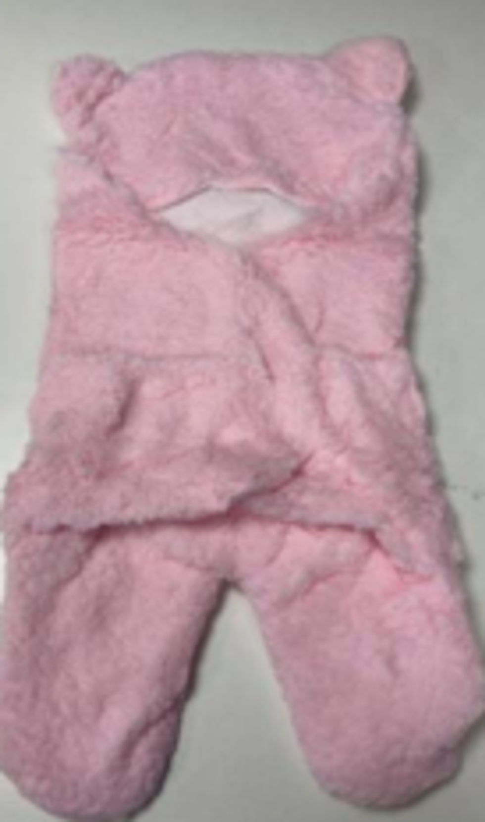 Newborn zero to three Month Hooded Teddy Bear Baby Sleeping Bag