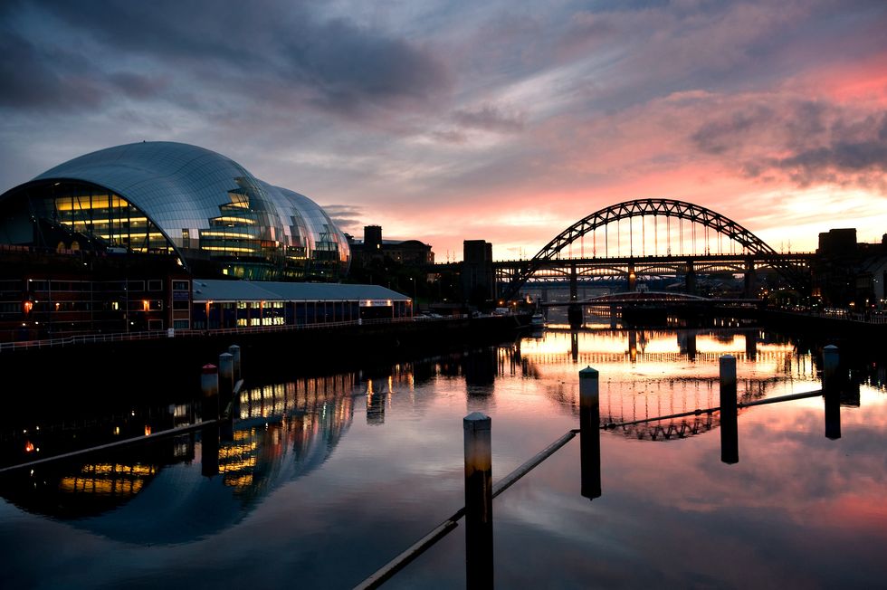 Newcastle bridge water