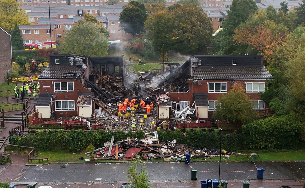 Newcastle explosion aftermath