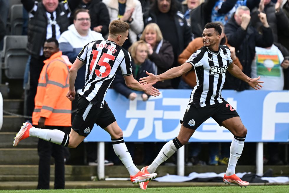 Newcastle Harvey Barnes West Ham