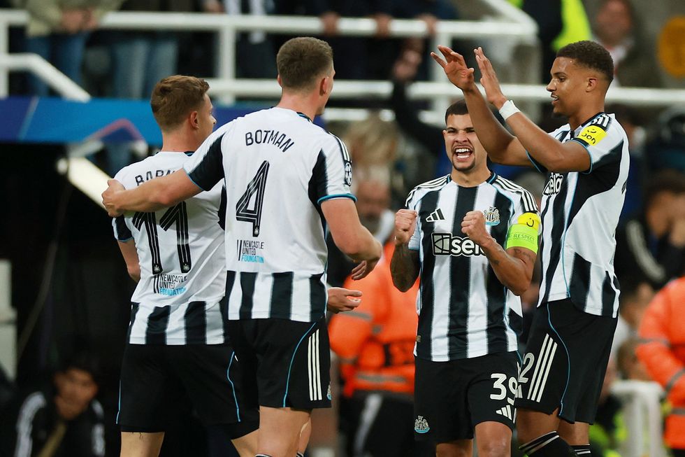 Newcastle thrashed Benfica after two goals from Harvey Barnes and one from Anthony Gordon