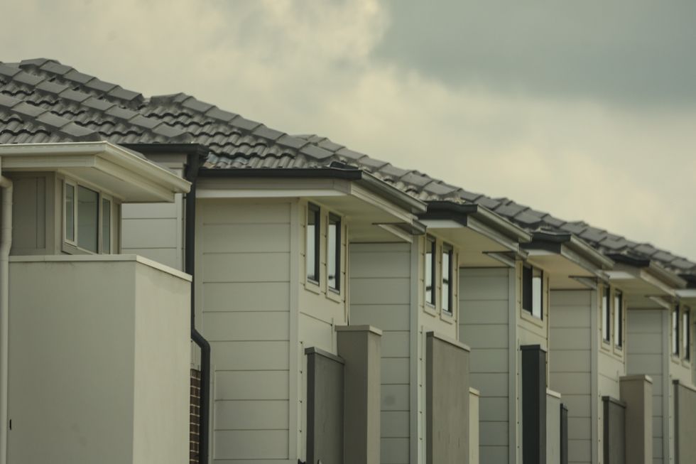 Newly built houses are seen in the Western Suburbs