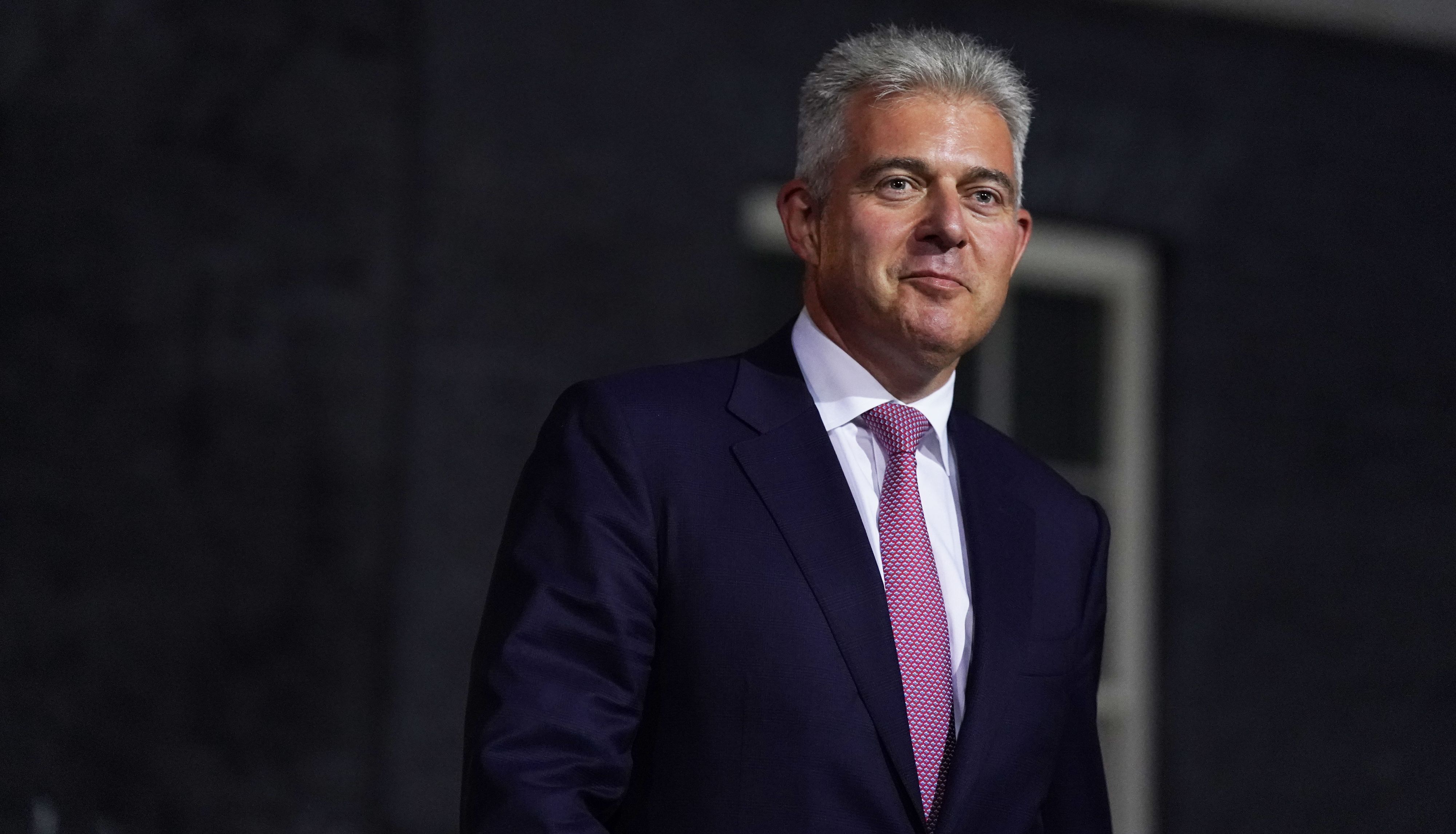 Newly installed Lord Chancellor and Justice Secretary Brandon Lewis leaving Downing Street, London, after meeting the new Prime Minister Liz Truss. Picture date: Tuesday September 6, 2022.