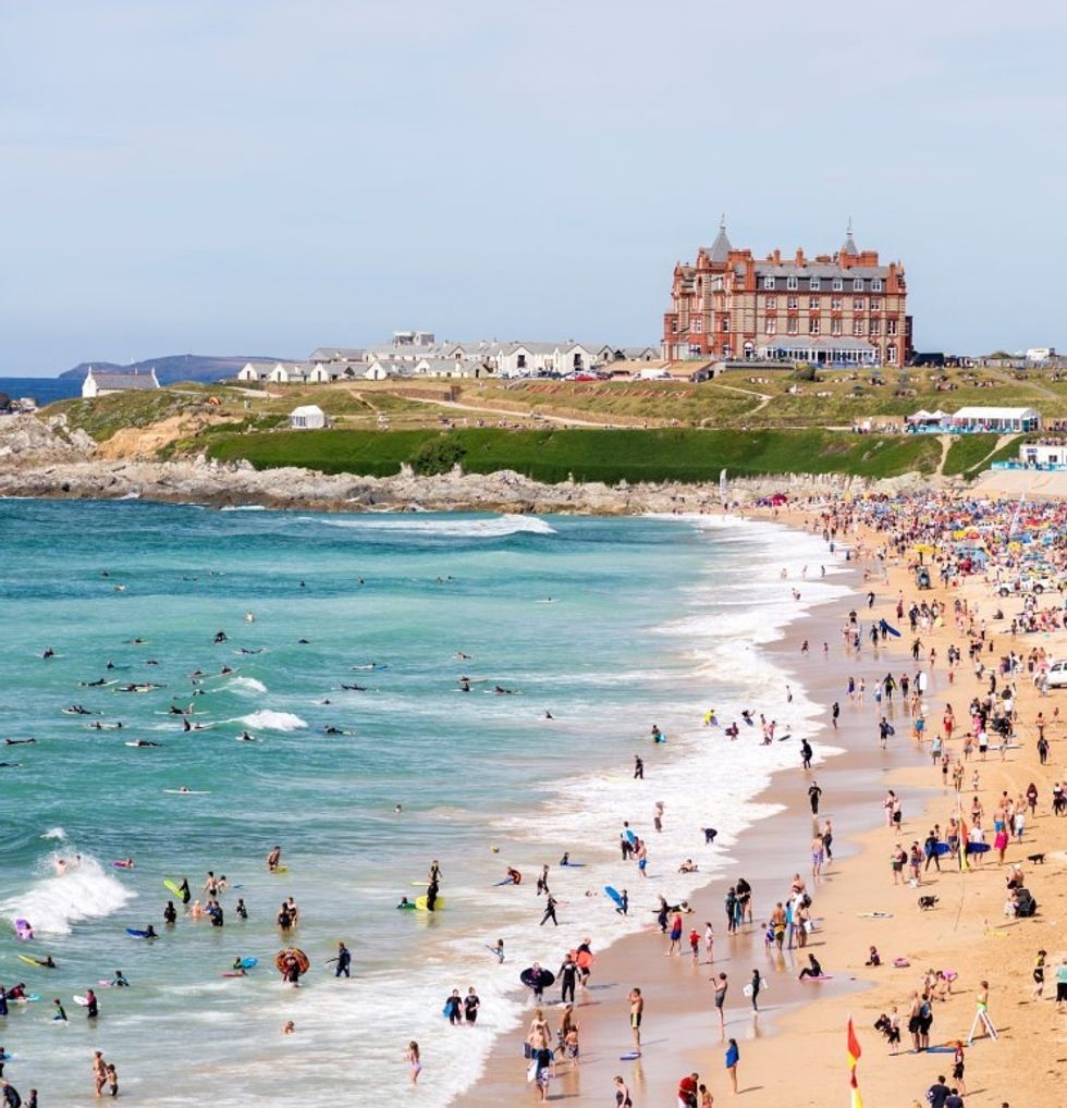 Newquay beach