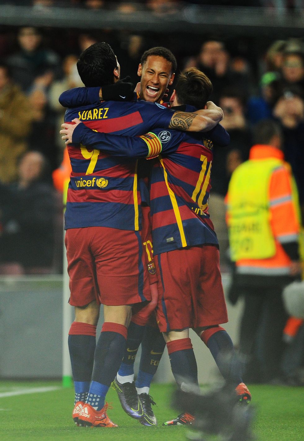 Neymar Lionel Messi Luis Suarez