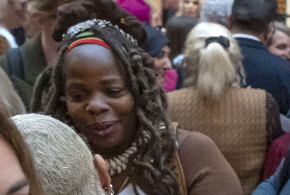 Ngozi Fulani at a reception at Buckingham Palace