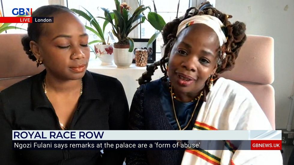 Ngozi Fulani speaking with GB News in December