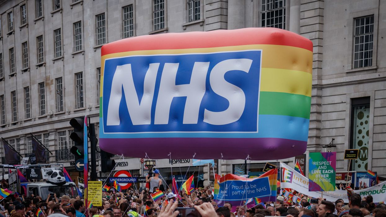 NHS pride float
