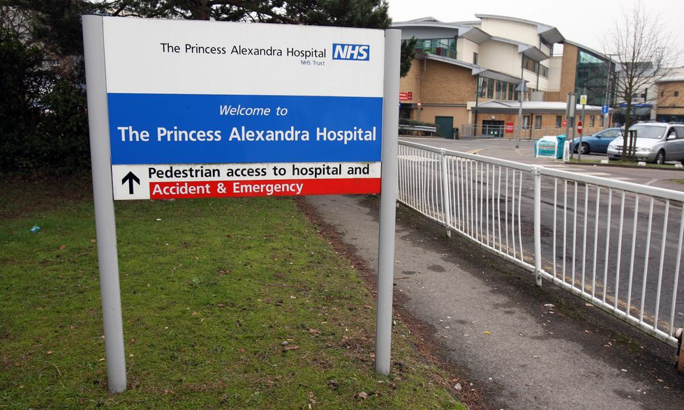 NHS sign