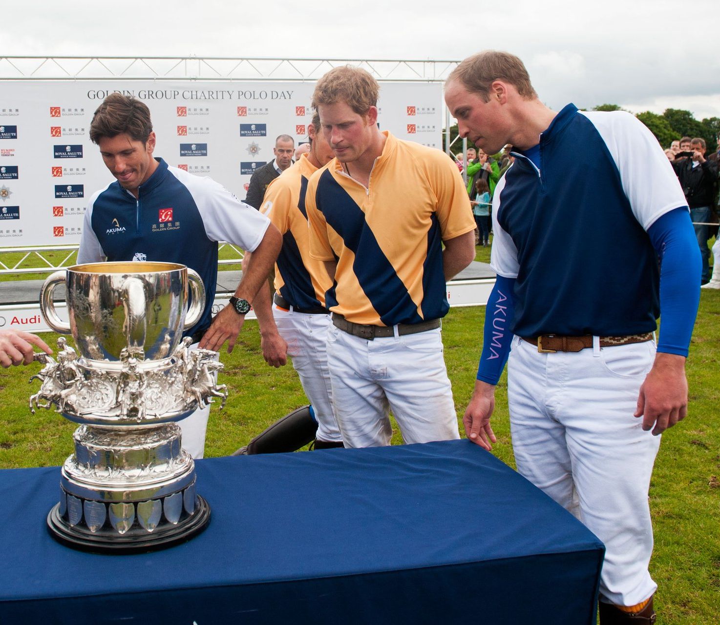 Nic Roldan, Prince Harry and Prince William
