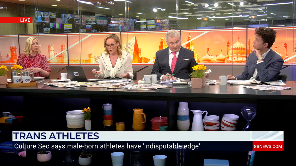 Nichi Hodgson, Isabel Webster, Eamonn Holmes and Ryan Mark-Parsons