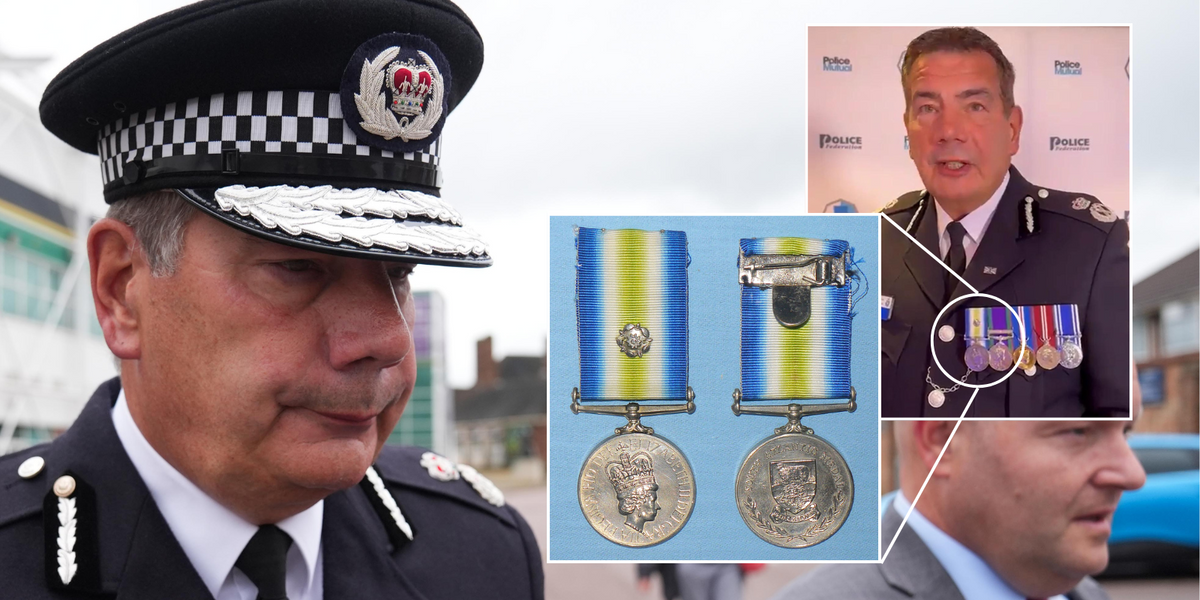 NextImg:Police chief 'exaggerated' military past with 'fake' Falklands war medal