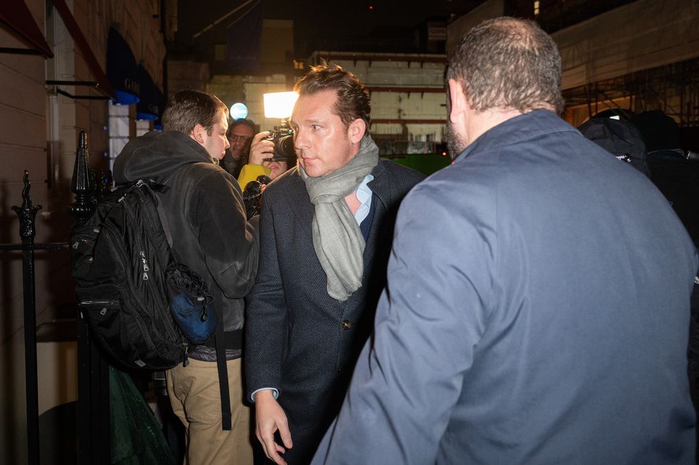 Nick Candy arriving at Oswald's for a fundraising event in January