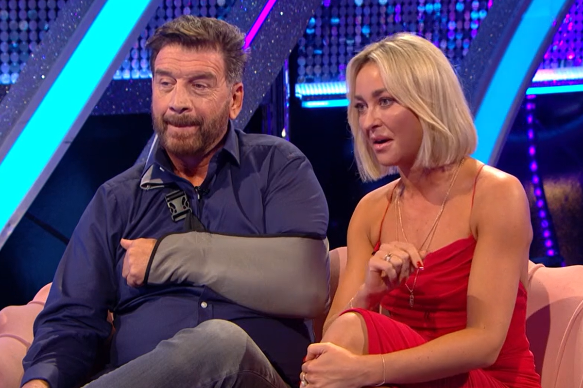 Nick Knowles and Luba Mushtuck