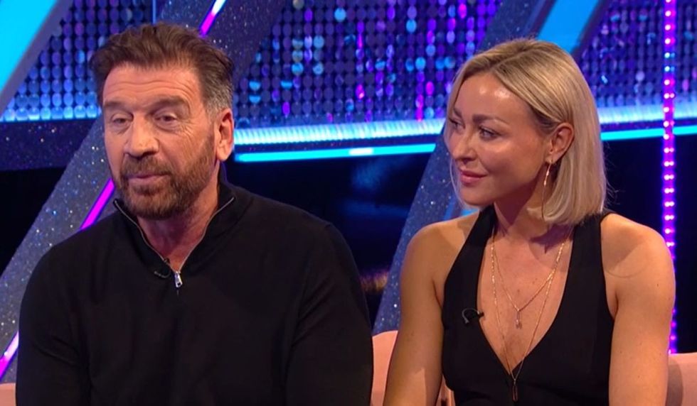 Nick Knowles and Luba Mushtuk