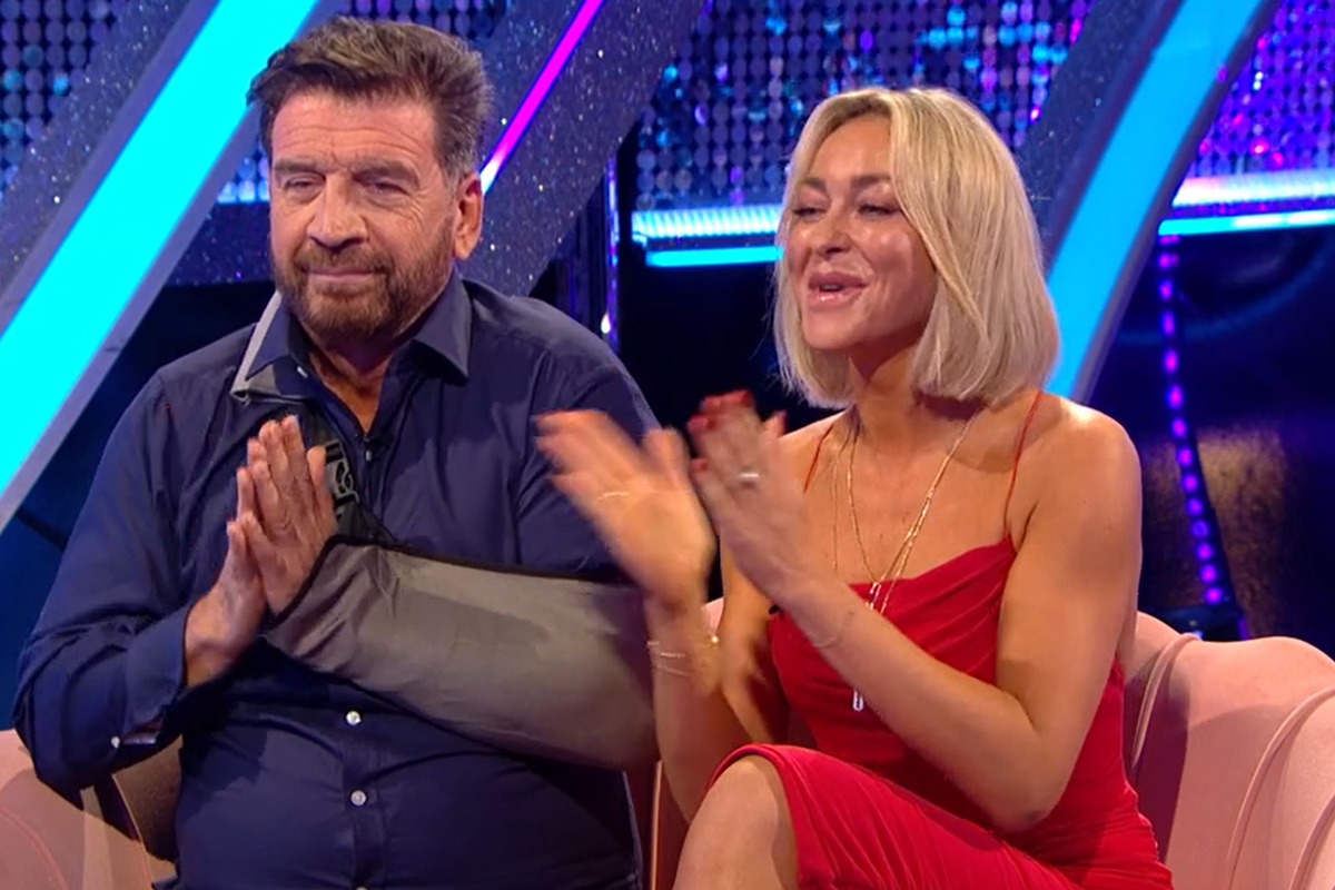 Nick Knowles and Luba Mushtuk