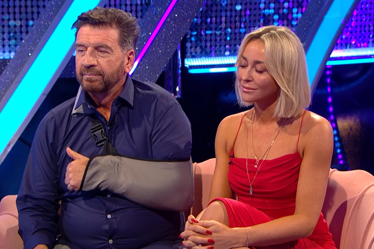 Nick Knowles  and Luba Mushtuk