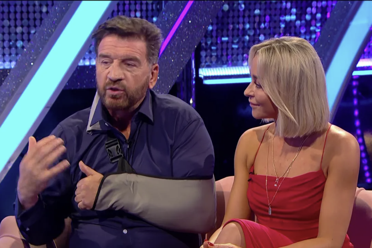 Nick Knowles and Luba Mushtuk