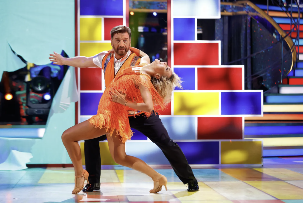 Nick Knowles and Luba Mushtuk