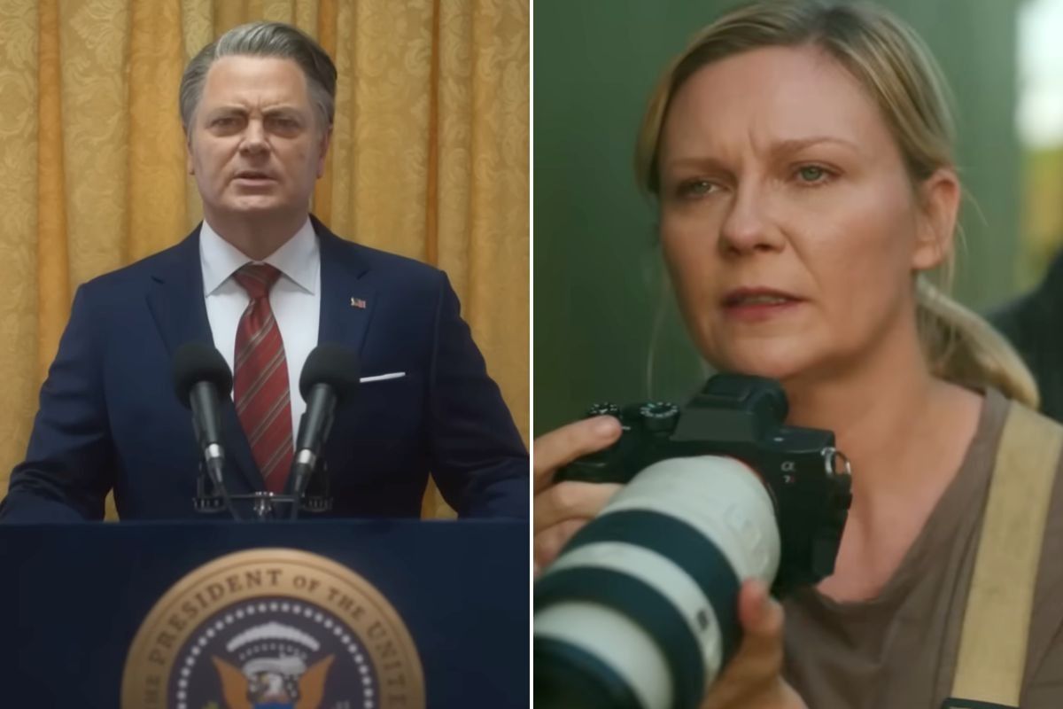 Nick Offerman and Kirsten Dunst