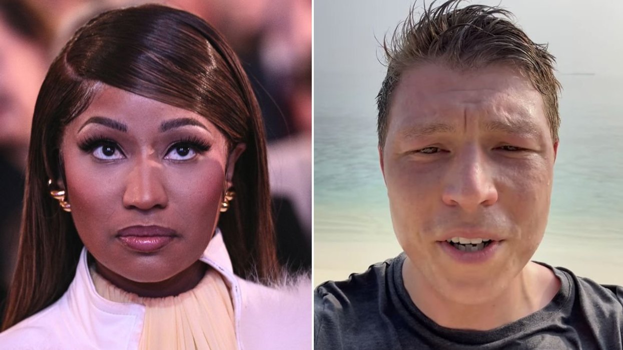 Nicki Minaj and Patrick Christys