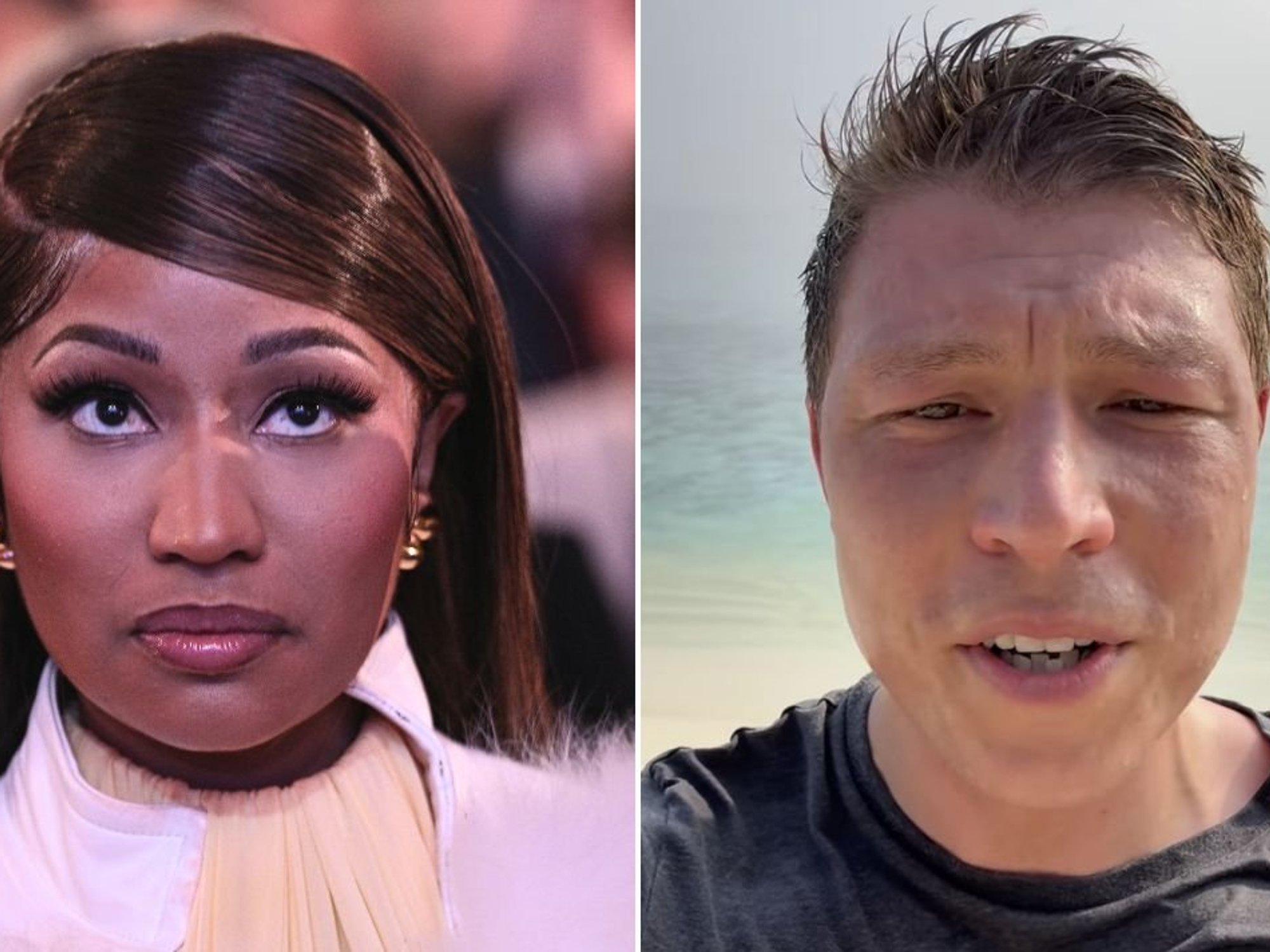 Nicki Minaj and Patrick Christys