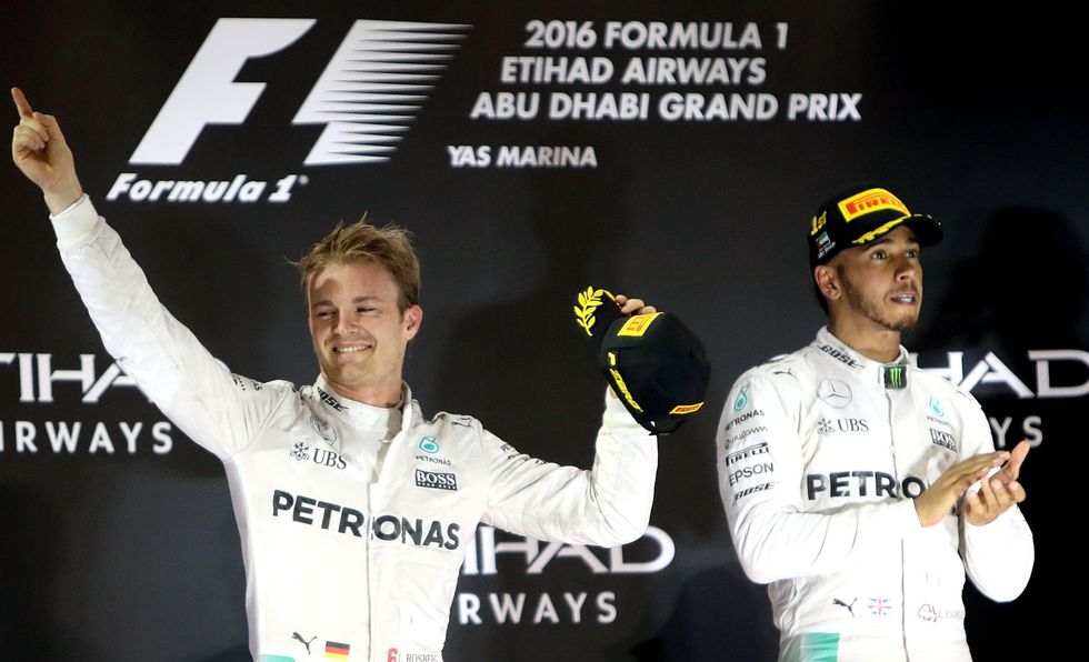 Nico Rosberg Lewis Hamilton