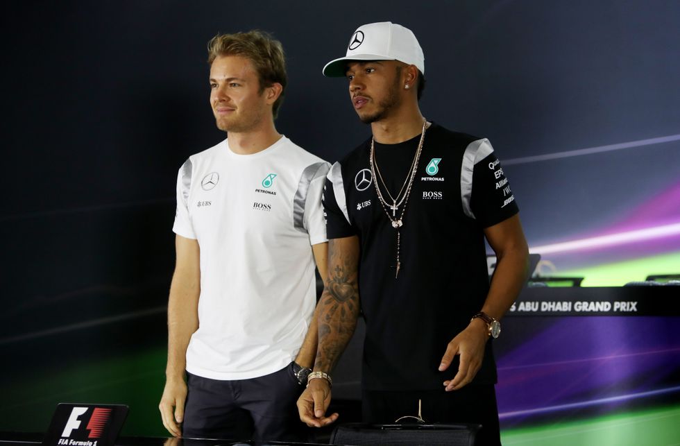 Nico Rosberg Lewis Hamilton