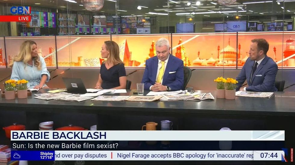 Nicola McLean, Isabel Webster, Eamonn Holmes and Andy Jones