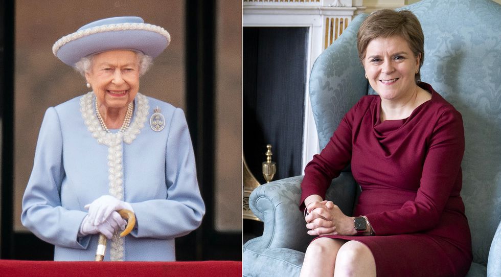 Nicola Sturgeon and Her Majesty
