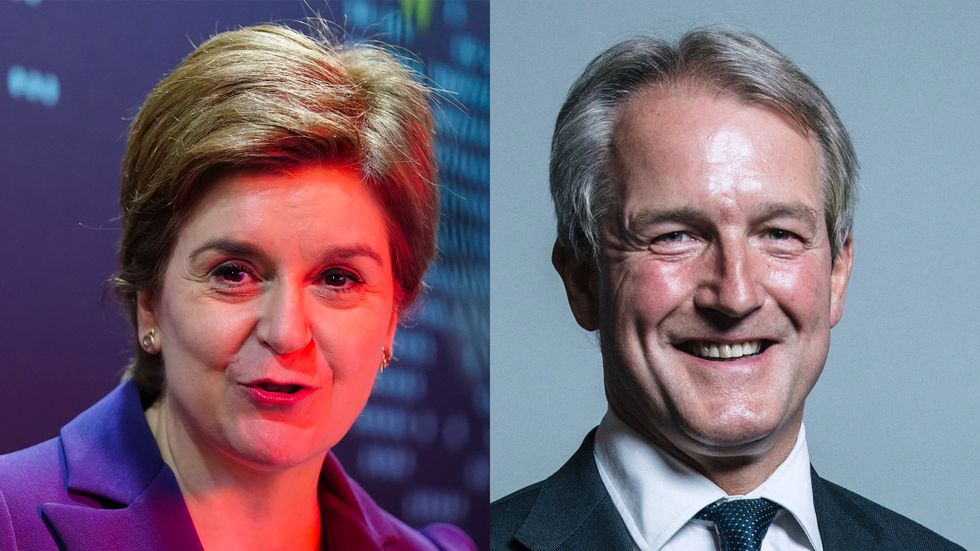 Nicola Sturgeon and Owen Paterson