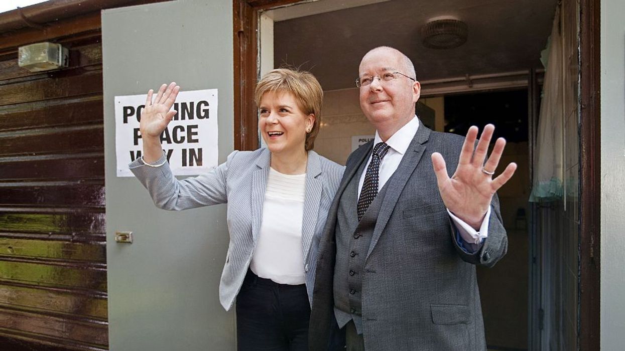 Nicola Sturgeon and Peter Murrell