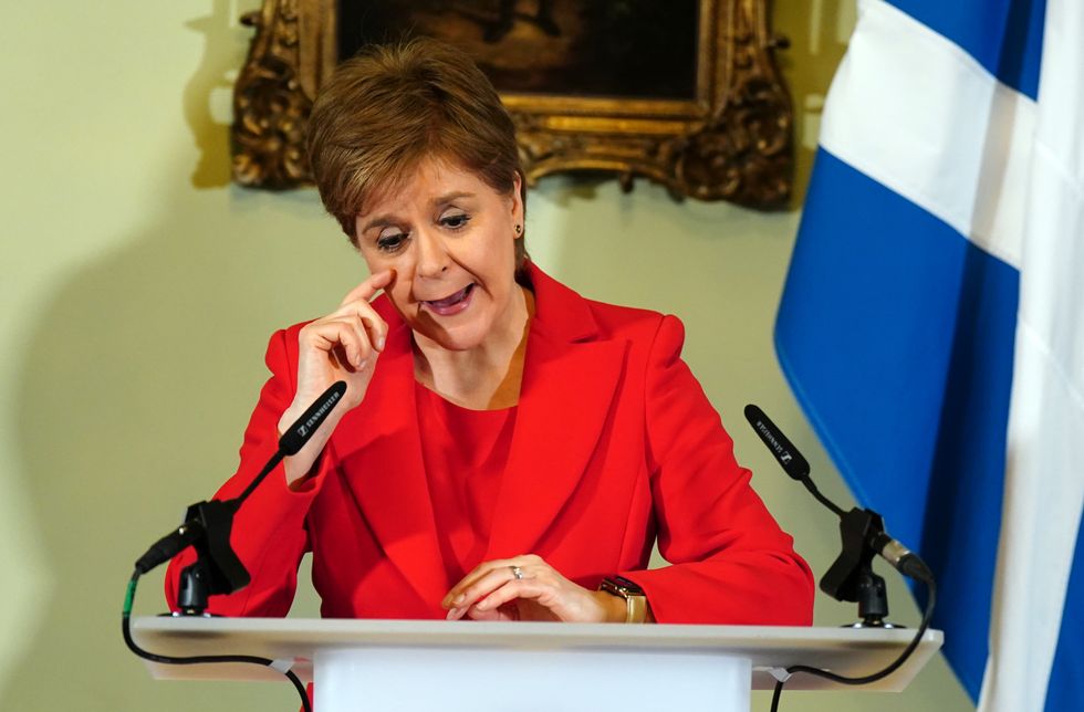 Nicola Sturgeon announced her resignation at a press conference this morning