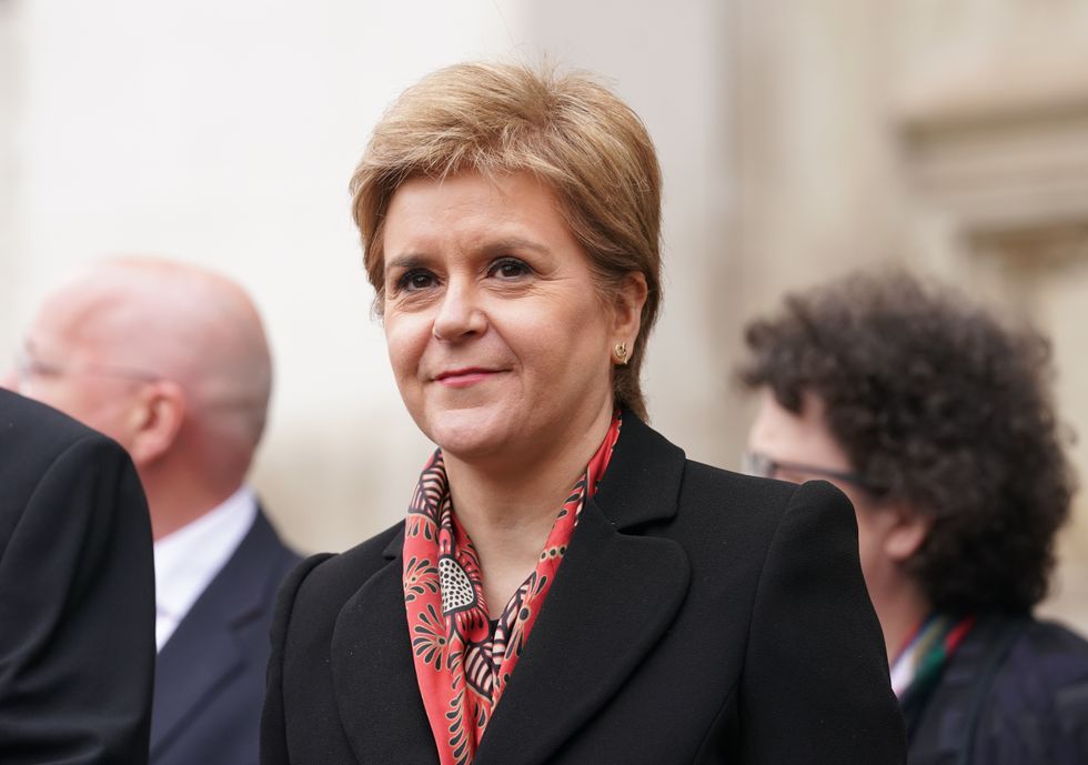 Nicola Sturgeon did not wear a face mask during the Duke of Edinburgh's memorial service