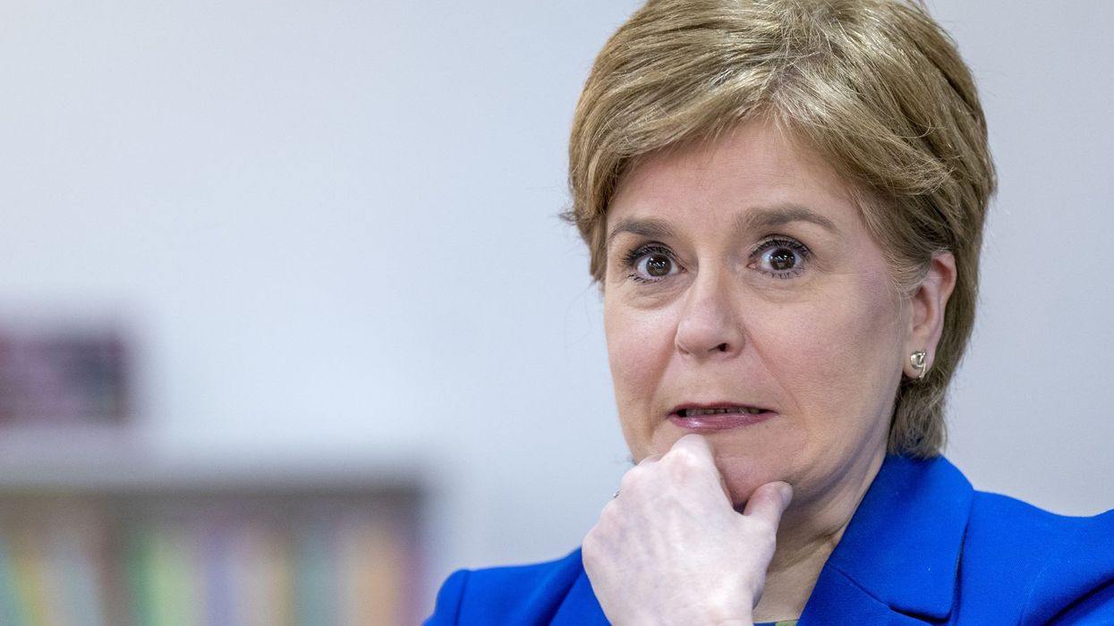 Nicola Sturgeon looking shocked