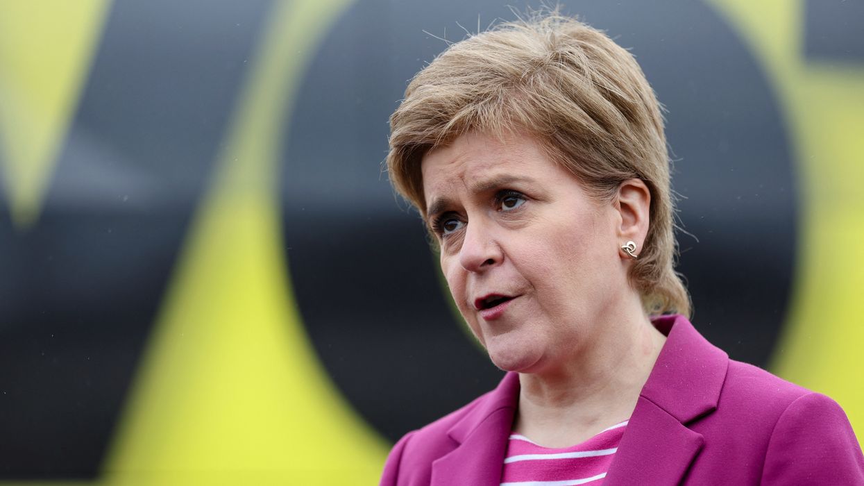 Nicola Sturgeon on the campaign trail ahead of the 2022 Scottish Parliament election