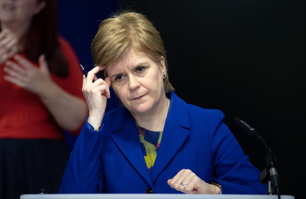 Nicola Sturgeon previously stated a block would be an 'outrage'
