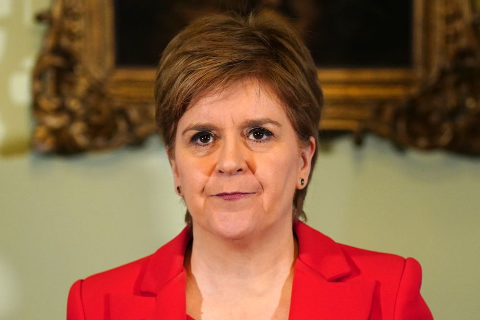 Nicola Sturgeon speaking during a press conference at Bute House in Edinburgh where she announced she will stand down as First Minister of Scotland. Picture date: Wednesday February 15, 2023.