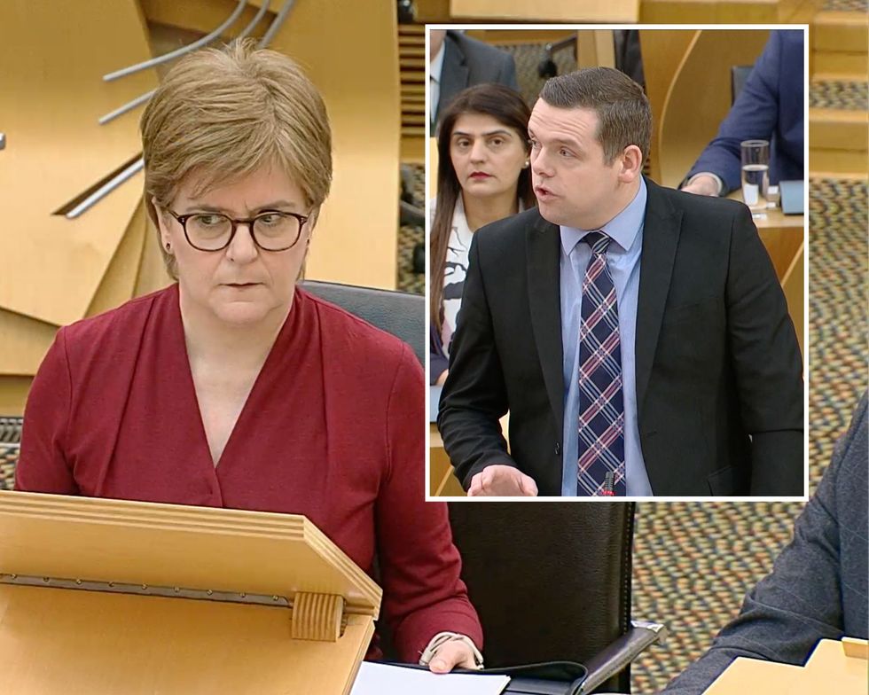 Nicola Sturgeon was quizzed on whether a double rapist is a man or a woman during FMQs